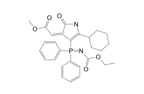 METHYL-(E)-{5-CYCLOHEXYL-4-[ETHOXYCARBONYLIMINO-(DIPHENYL)-LAMBDA(5)-PHOSPHANYL]-2-OXO-2,3-DIHYDROPYRROL-3-YLIDENE}-ACETATE