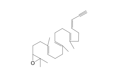 2,2-Dimethyl-3-[(3E,7E,11E,15Z)-3,7,12-trimethyloctadeca-3,7,11,15-tetraen-17-ynyl]oxirane