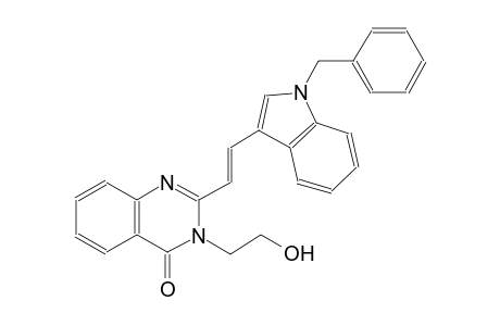 4(3H)-quinazolinone, 3-(2-hydroxyethyl)-2-[(E)-2-[1-(phenylmethyl)-1H-indol-3-yl]ethenyl]-