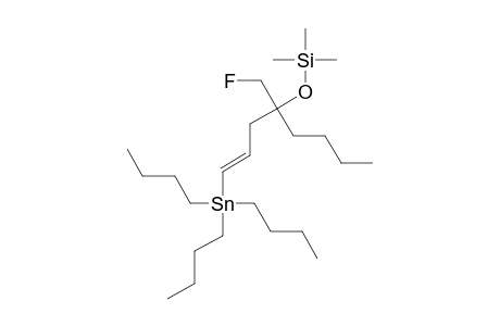 (E)-1-(Tributylstannyl)-4-(fluoromethyl)-4-((trimethylsilyl)oxy)-1-octene