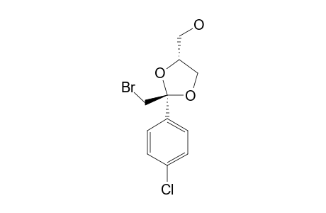TRANS-2-(4-CHLOROPHENYL)-2-BrOMOMETHYL-1,3-DIOXOLANE-4-METHANOL