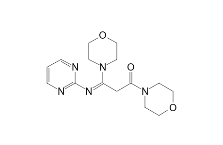 1,3-Dimorpholino-3-(pyrimidin-2'-ylimino)propan-1-one