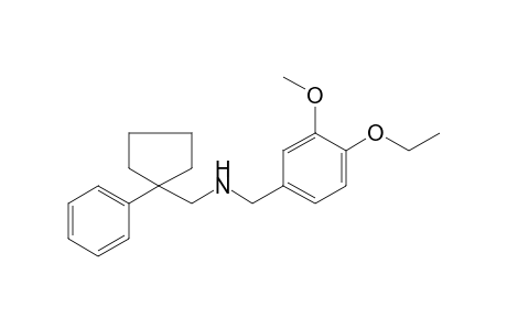 N-(4-Ethoxy-3-methoxybenzyl)(1-phenylcyclopentyl)methanamine