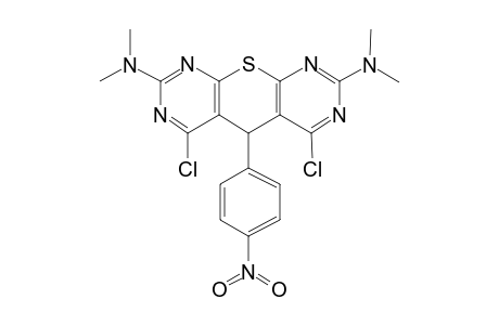 4,6-Dichloro-2,8-bis(dimethylamino)-5-(4-nitrophenyl)-5H-thiopyrano[2,3-d:6,5-d']dipyrimidine