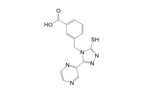 benzoic acid, 3-[(3-mercapto-5-pyrazinyl-4H-1,2,4-triazol-4-yl)methyl]-