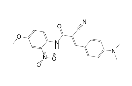 (2E)-2-cyano-3-[4-(dimethylamino)phenyl]-N-(4-methoxy-2-nitrophenyl)-2-propenamide