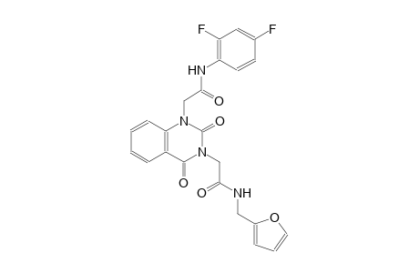 1-[3-(2,4-difluorophenyl)-2-oxopropyl]-3-[4-(furan-2-yl)-2-oxobutyl]-1,2,3,4-tetrahydroquinazoline-2,4-dione