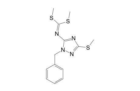 DIMETHYL-(1-BENZYL-3-METHYLTHIO-1H-1,2,4-TRIAZOL-5-YL)-IMINODITHIOCARBONATE
