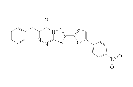 3-benzyl-7-[5-(4-nitrophenyl)-2-furyl]-[1,3,4]thiadiazolo[2,3-c][1,2,4]triazin-4-one
