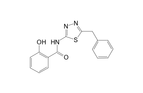Benzamide, 2-hydroxy-N-[5-(phenylmethyl)-1,3,4-thiadiazol-2-yl]-
