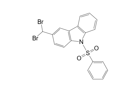 3-[bis(bromanyl)methyl]-9-(phenylsulfonyl)carbazole