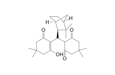 5,5-Dimethyl-1,3-dioxocyclohex-2-yl-5'5'-dimethyl-1'-oxo-3'-hydroxy-cyclohex-2'-en-2'-yl-3'',3''-dimethylbicyclo[2.2.1]hept-2''-exo-yl-methane