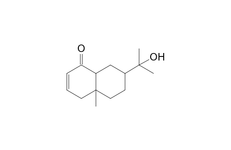 9-(2-Hydroxyprop-2-yl)-6-methylbicyclo[4.4.0]dec-3-en-2-one