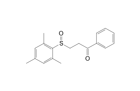 1-Phenyl-3-(2,4,6-trimethylphenyl)sulfinyl-1-propanone
