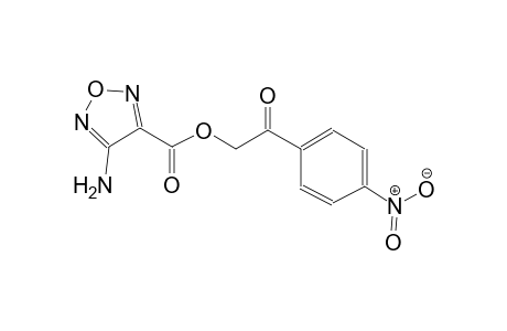 1,2,5-oxadiazole-3-carboxylic acid, 4-amino-, 2-(4-nitrophenyl)-2-oxoethyl ester