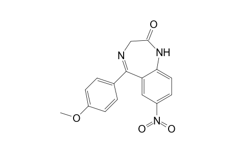5-(4-Methoxyphenyl)-7-nitro-1,3-dihydro-1,4-benzodiazepin-2-one