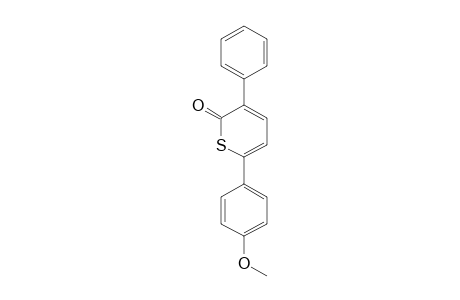 6-(4-METHOXYPHENYL)-3-PHENYL-2H-THIOPYRAN-2-ONE