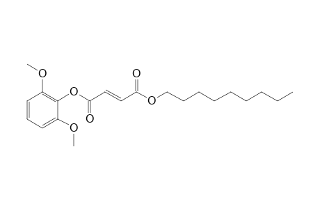 Fumaric acid, 2,6-dimethoxyphenyl nonyl ester