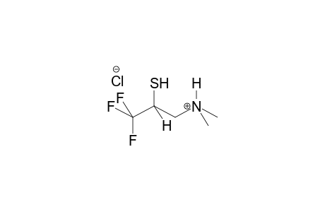 1,1,1-TRIFLUORO-3-(N,N-DIMETHYLAMINO)PROPANTHIOL-2, HYDROCHLORIDE