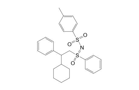 S-Phenyl-S-(2-cyclohexyl-2-phenyl)ethyl-N-(toluene-p-sulfonyl)sulfoximine