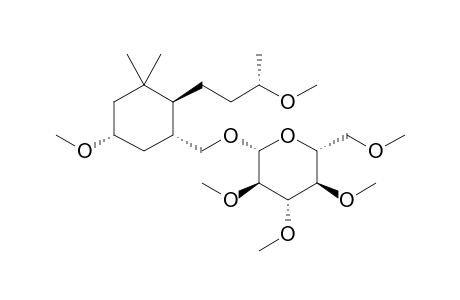 Rhusonoside A, hexamethyl ether