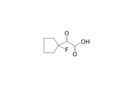 2-(1-FLUOROCYCLOPENTYL)-2-KETOETHANOIC ACID