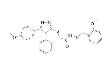 acetic acid, [[5-(4-methoxyphenyl)-4-phenyl-4H-1,2,4-triazol-3-yl]thio]-, 2-[(E)-(2-methoxyphenyl)methylidene]hydrazide