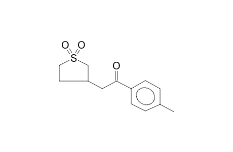 3-(4-METHYLPHENACYL)THIOLANE-1,1-DIOXIDE