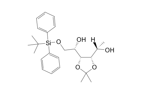 1-Deoxy-3,4-O-isopropylidene-6-O-(tert-butyldiphenylsilyl)-D-allose