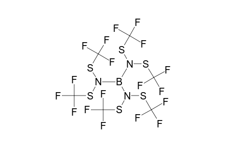 bis[bis(trifluoromethylthio)amino]boranyl-bis(trifluoromethylthio)amine