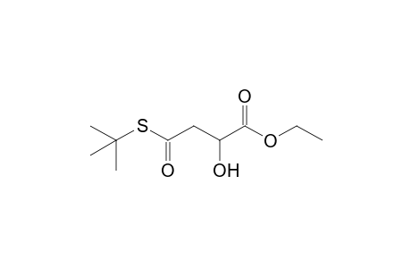 Ethyl (3R)-3-(tert-Butylsulfanylcarbonyl)-2-hydroxypropanoate