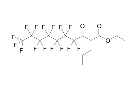 Ethyl 2-propyl-3-oxo-3-pentadecylfluoroheptylpropanoate