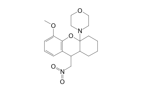 1,2,3,4,4a,9a-hexahydro-5-methoxy-4a-morpholino-9-(nitromethyl)xanthene