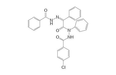 N-[(Z)-[2-(N-[(4-chlorobenzoyl)amino]anilino)-2-keto-1-phenyl-ethylidene]amino]benzamide