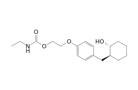 (trans)-2-[4'-(2"-Hydroxycyclohex-1"-ylmethyl)phenoxy]ethyl} N-ethylcarbamate