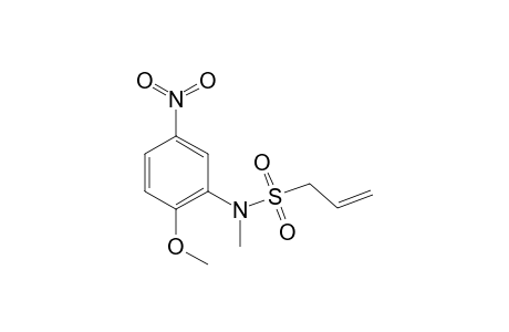 Prop-2-ene-1-sulfonic acid (2-methoxy-5-nitro-phenyl)-methyl-amide