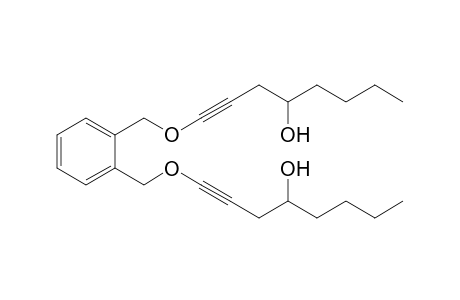 1,2-Bis(4-hydroxyoctynyloxymethyl)benzene