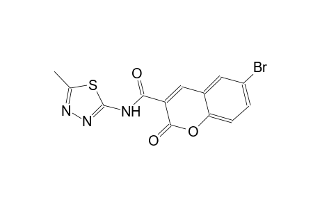 6-bromo-N-(5-methyl-1,3,4-thiadiazol-2-yl)-2-oxo-2H-chromene-3-carboxamide