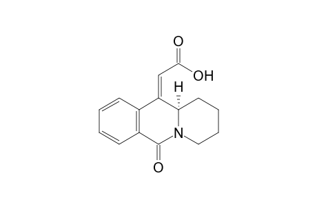 (R,Z)-11-Carboxymethylidene-2,3,4,6,11,11a-hexahydro-1H-pyrido[1,2-b]isoquinolin-6-one