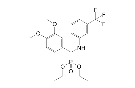 ([3,4-Dimethoxyphenyl][3-trifluoromethylphenylamino]methyl)phosphonic acid diethylester