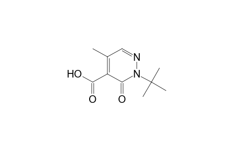 4-Pyridazinecarboxylic acid, 2-(1,1-dimethylethyl)-2,3-dihydro-5-methyl-3-oxo-