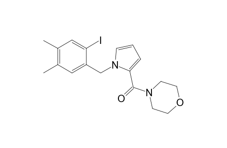 1-(2-Iodo-4,5-dimethylbenzyl)pyrrole-2-carboxylic acid moropholine amide