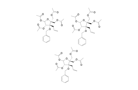 4-C-ACETOXYMETHYL-3-C-ALLYL-3-O-BENZYL-1,2,5-TRI-O-ACETYL-D-ERYTHROPENTOFURANOSE