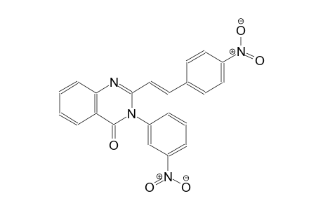 3-(3-nitrophenyl)-2-[(E)-2-(4-nitrophenyl)ethenyl]-4(3H)-quinazolinone