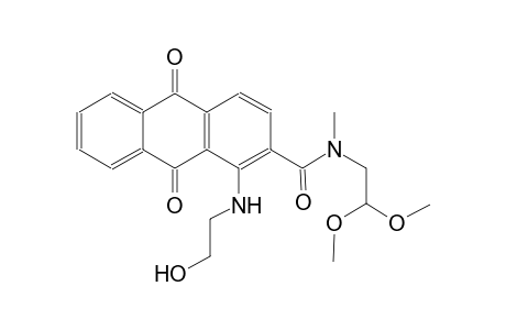 2-anthracenecarboxamide, N-(2,2-dimethoxyethyl)-9,10-dihydro-1-[(2-hydroxyethyl)amino]-N-methyl-9,10-dioxo-