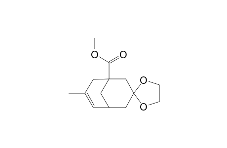 3'-methyl-5'-spiro[1,3-dioxolane-2,7'-bicyclo[3.3.1]non-2-ene]carboxylic acid methyl ester