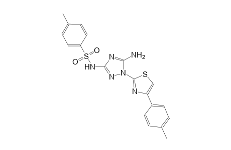 benzenesulfonamide, N-[5-amino-1-[4-(4-methylphenyl)-2-thiazolyl]-1H-1,2,4-triazol-3-yl]-4-methyl-
