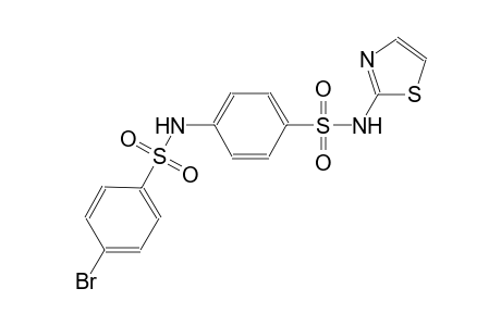 4-bromo-N-{4-[(1,3-thiazol-2-ylamino)sulfonyl]phenyl}benzenesulfonamide