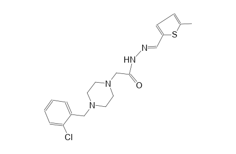 1-piperazineacetic acid, 4-[(2-chlorophenyl)methyl]-, 2-[(E)-(5-methyl-2-thienyl)methylidene]hydrazide