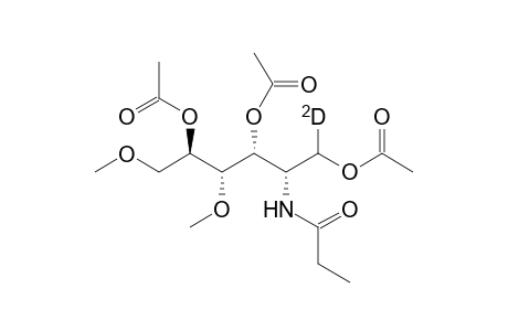 2-Methylacetamido-D-glucitol-1-D-4,6-dimethyl-1,3,5-triacetate